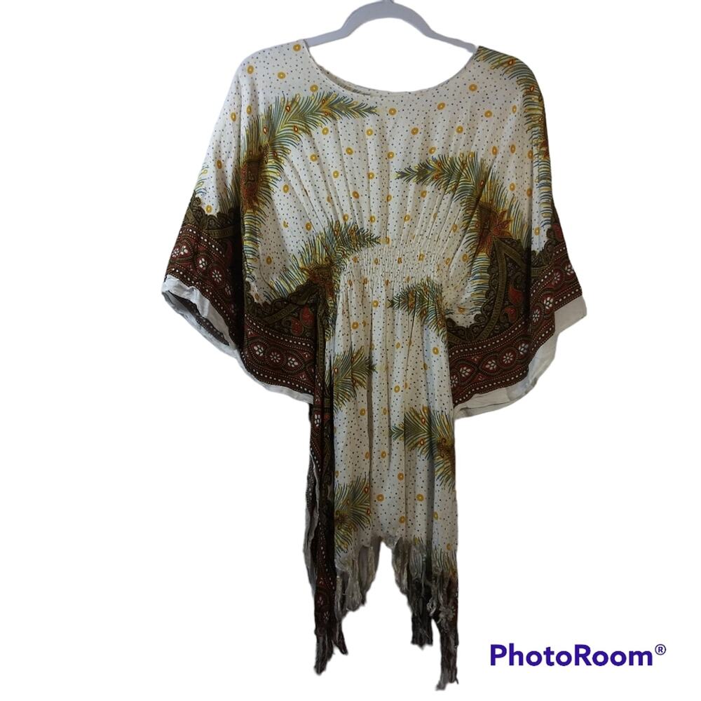 Nakupenda Artgallery Beach Coverup Boho Tassel Size Small